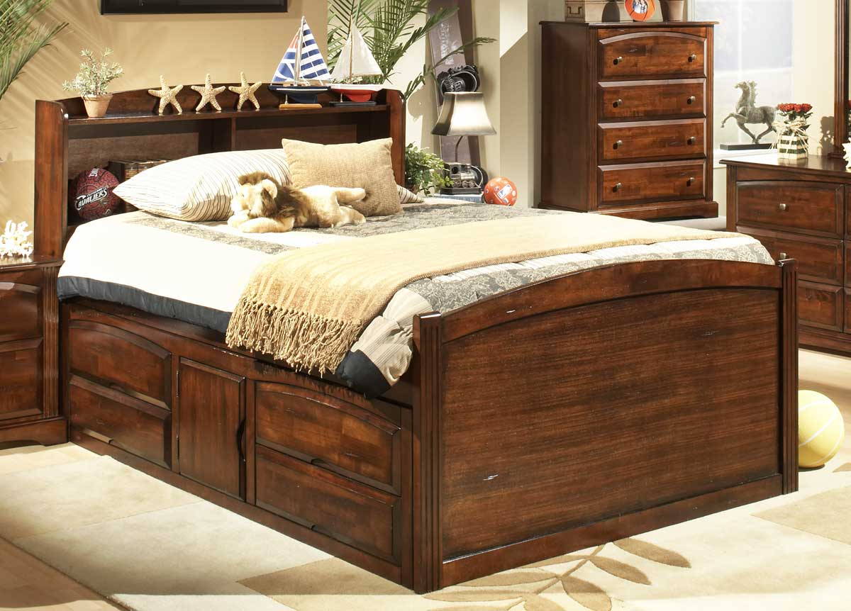 Homelegance Truckee Captains Bed With Understorage within sizing 1200 X 862