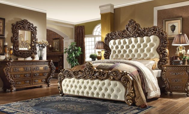 Homey Design Hd 8011 4 Piece King Size Bedroom Set regarding proportions 1820 X 1024