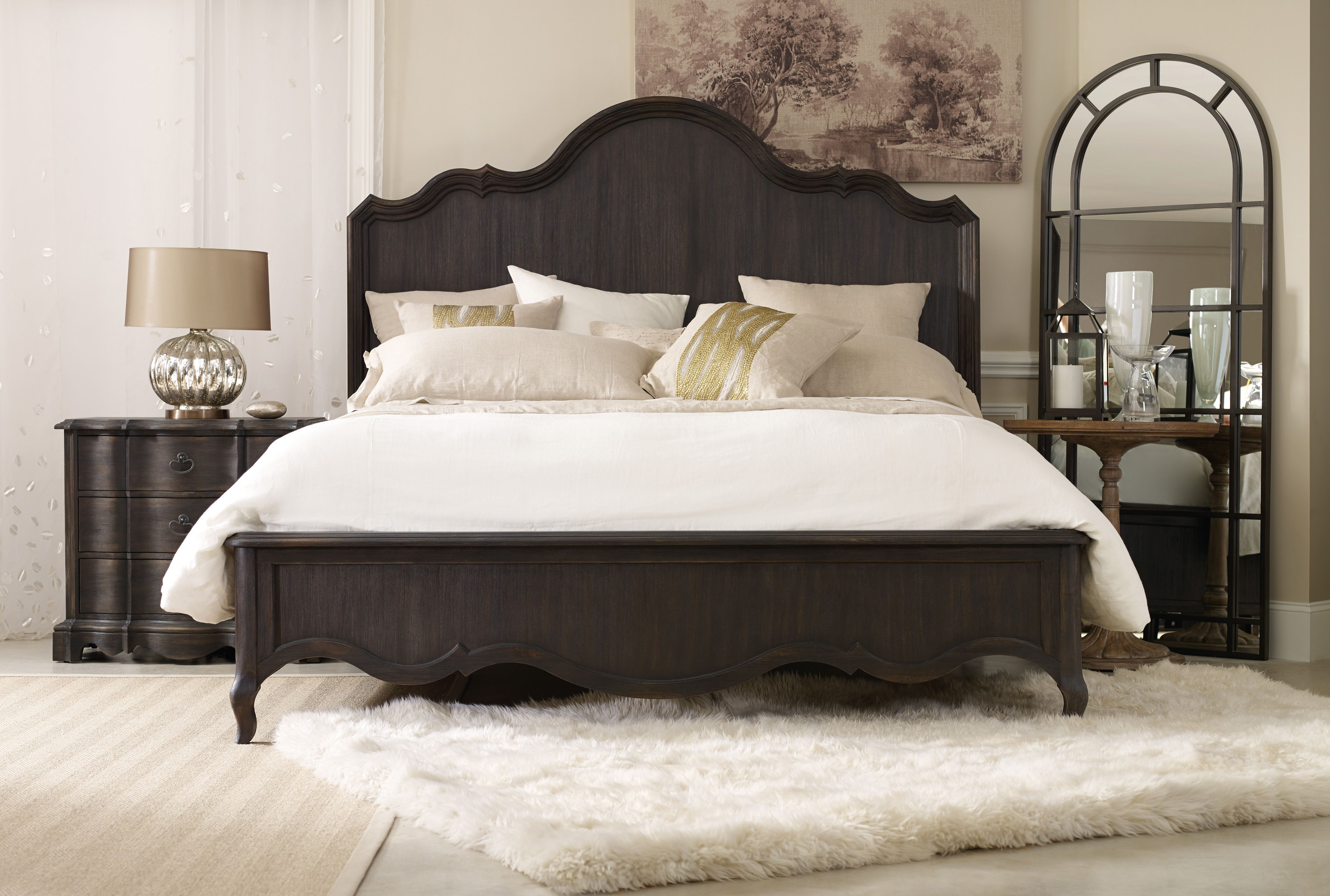 Hooker Furniture Corsica Panel Bedroom Set In Antiqued Espresso regarding dimensions 4416 X 2976