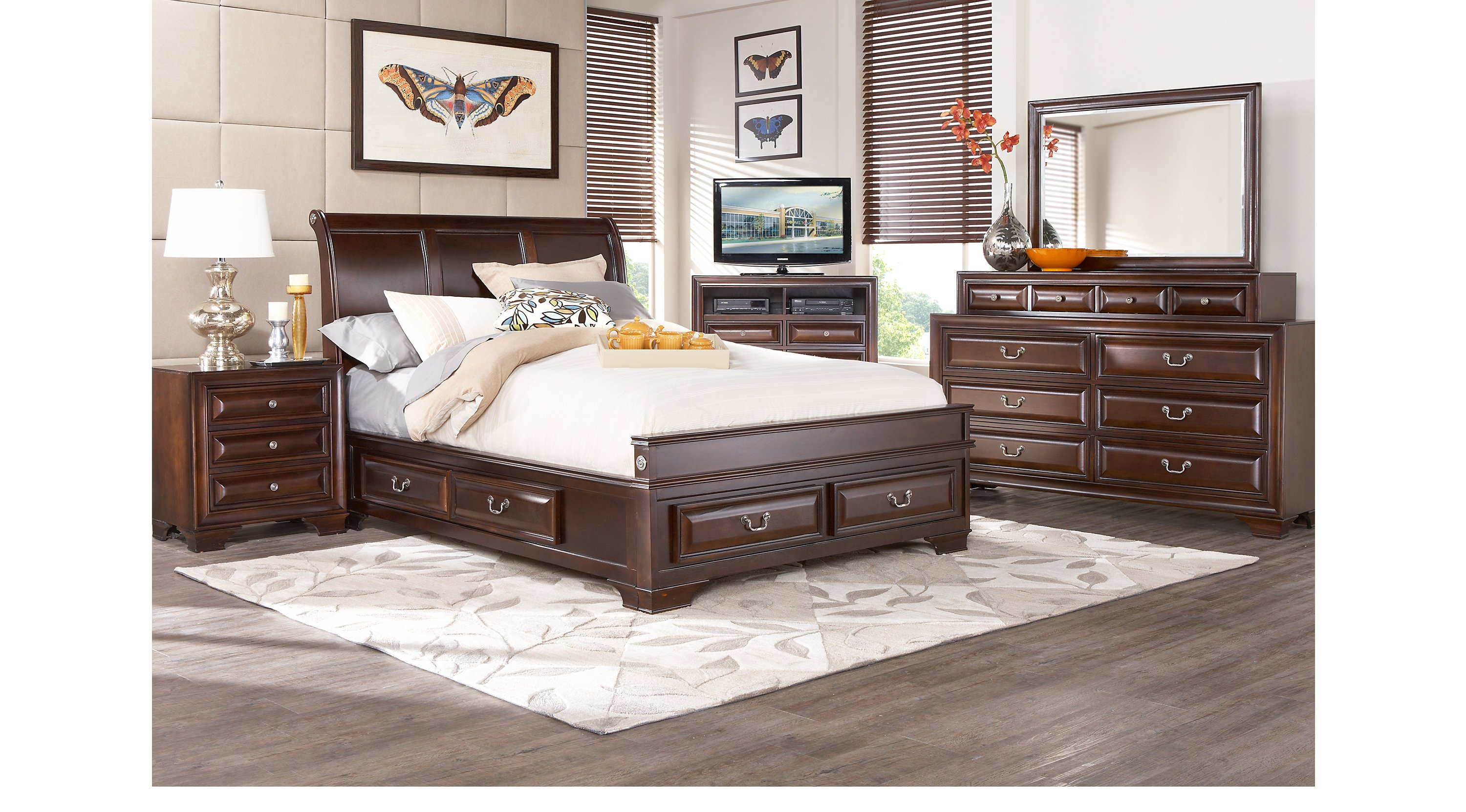 Hubsch 5 Pc King Bedroom Set Ideas Queen For Small Panel Gorgeous for proportions 3000 X 1663