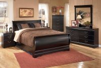 Huey Vineyard 4 Piece Sleigh Bedroom Set In Black for sizing 1280 X 1024