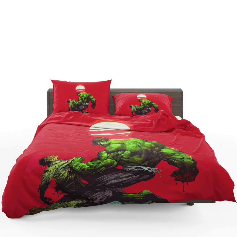 Hulk Vs Bruce Banner Marvel Comics Bedding Set in sizing 1000 X 1000