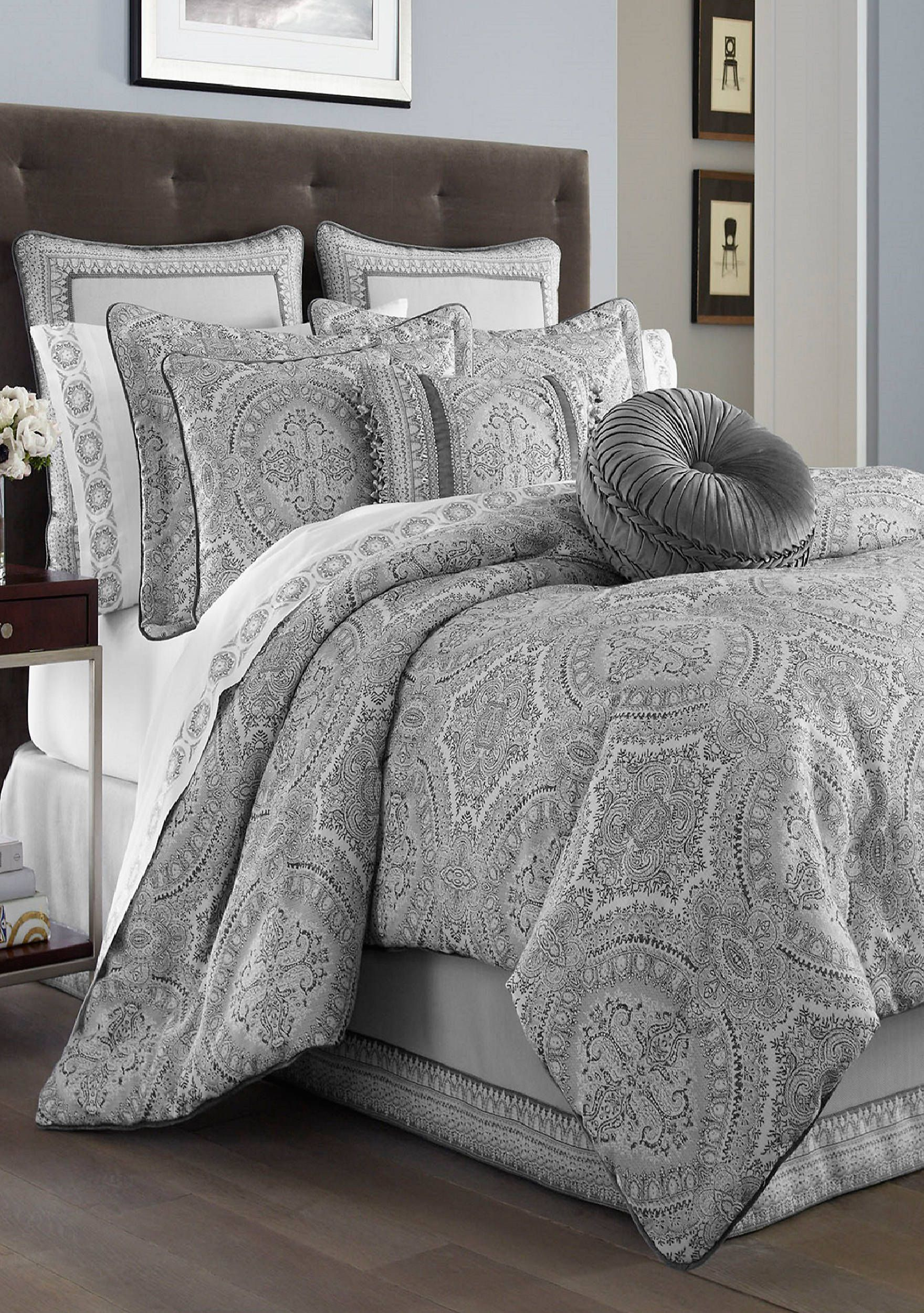 J Queen New York Colette Comforter Set In 2019 Bedroom inside proportions 1760 X 2500