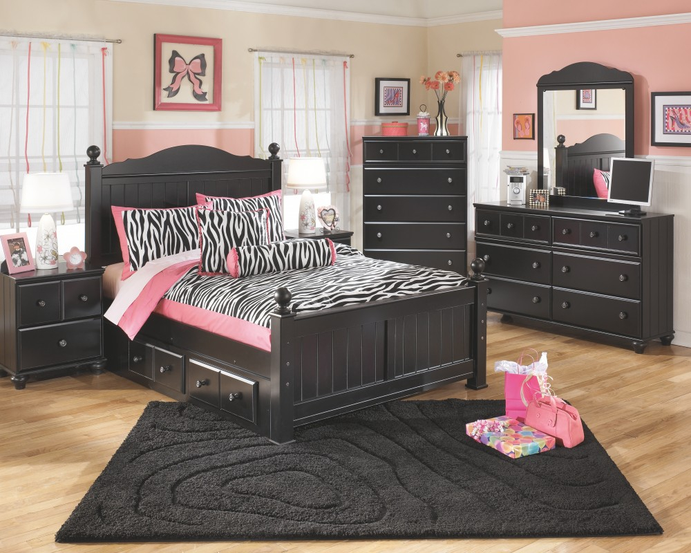 Jaidyn Full Poster Bed With Under Bed Storage with regard to measurements 1000 X 800