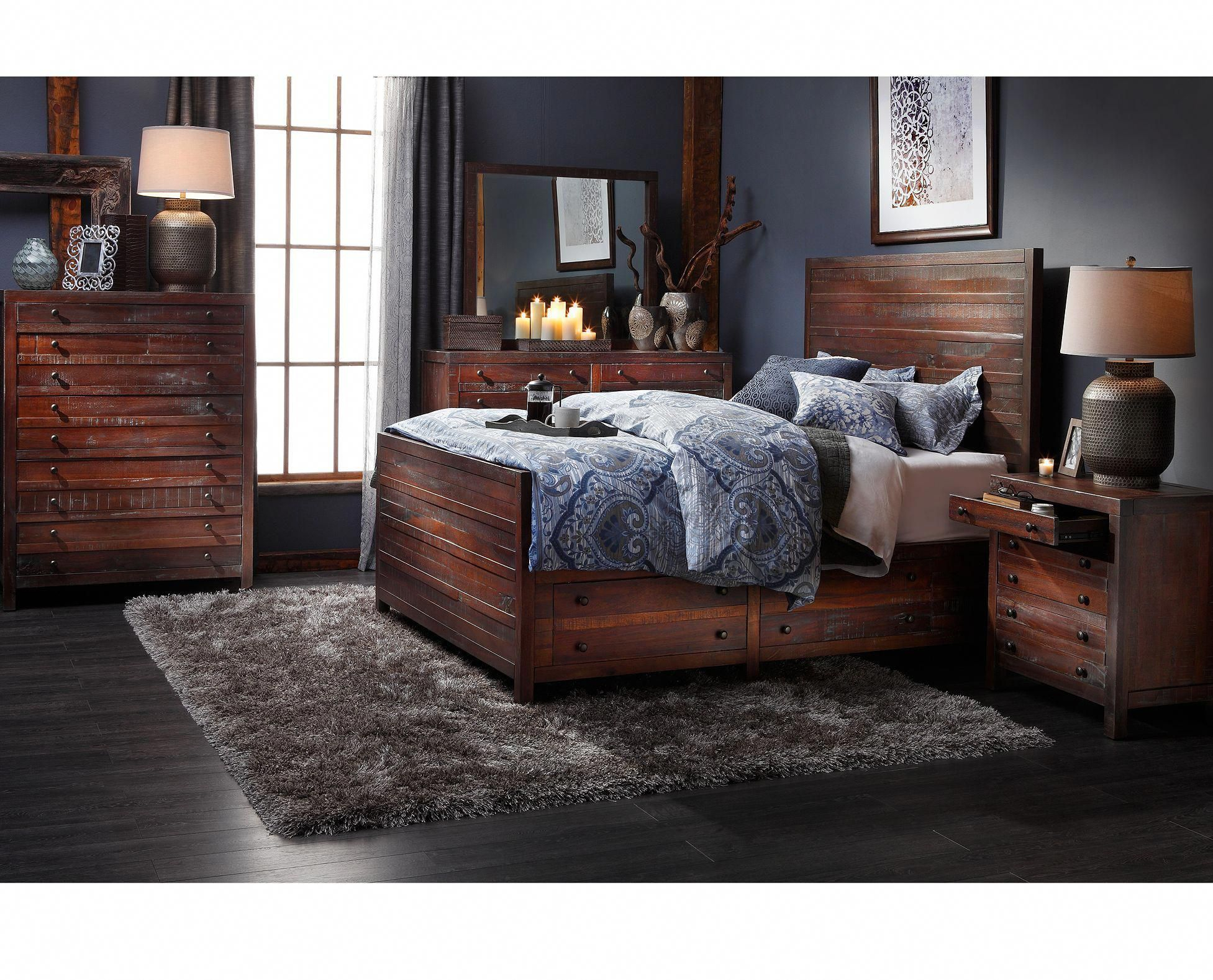 Jaipur Storage Bedroom Set Furniture Row 2067 throughout proportions 1953 X 1578