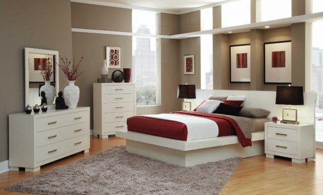 Jessica Collection 202990 White Platform Bedroom Set for size 2700 X 1692