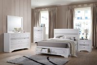 Jewel White Platform Storage Bedroom Set Queen Naders Furniture regarding sizing 2500 X 1886