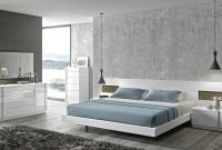 Jm Amora Platform Bedroom Set In White Lacquer with measurements 1280 X 768