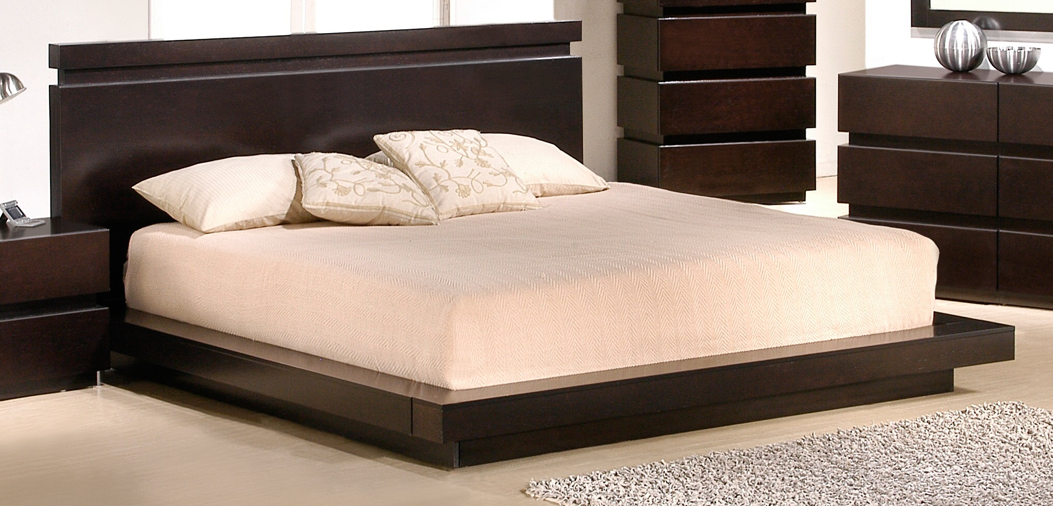 Jm Knotch King Panel Bed In Expresso 1754426 K in sizing 2065 X 993