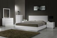 Jm Naples Platform Bedroom Set In White Lacquer throughout size 1279 X 898