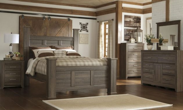 Juararo 4pc Poster Bedroom Set In Dark Brown within measurements 1280 X 1024