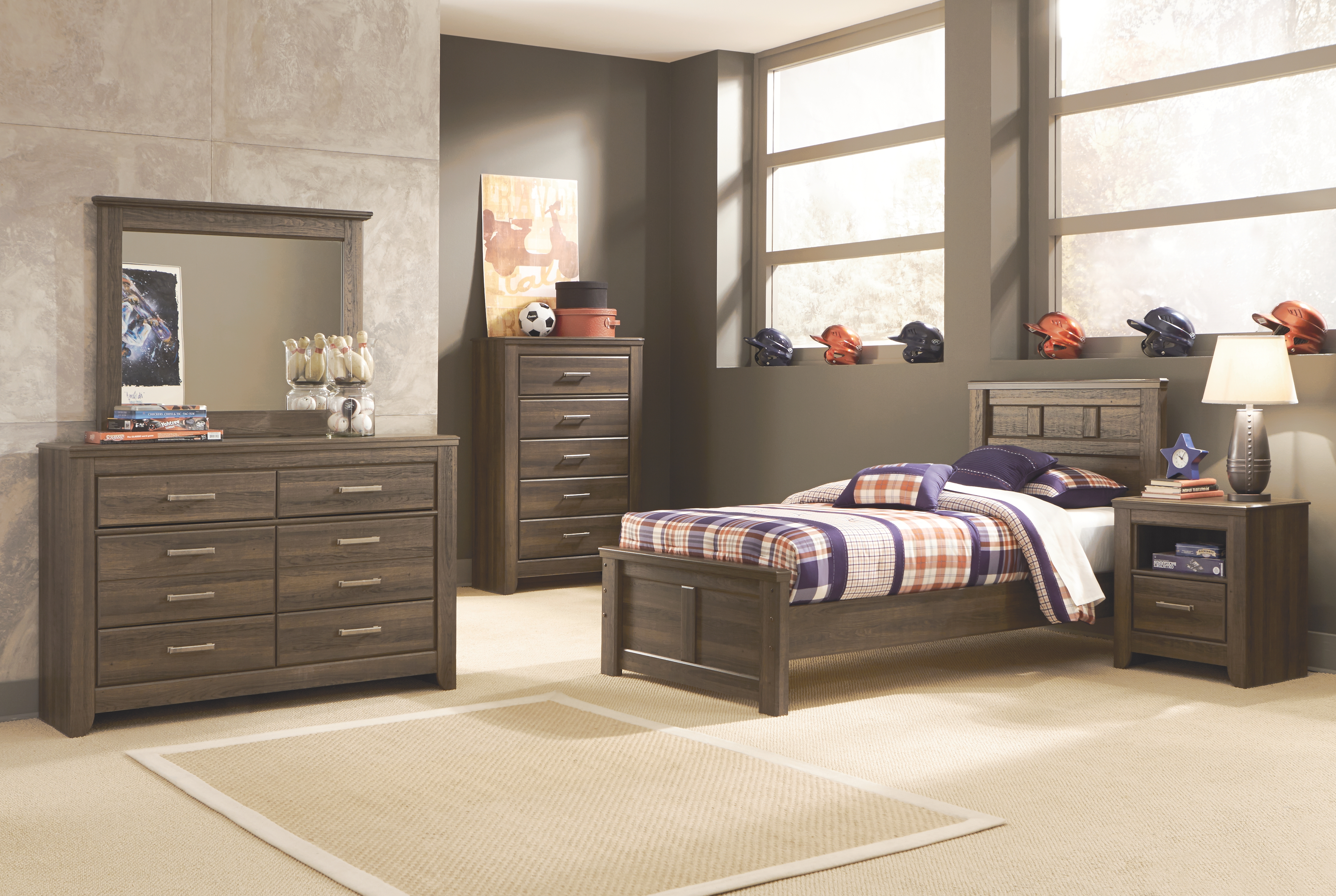 Juararo Twin Panel Bed In 2019 Products Dresser Twin Bedroom with regard to measurements 4292 X 2880