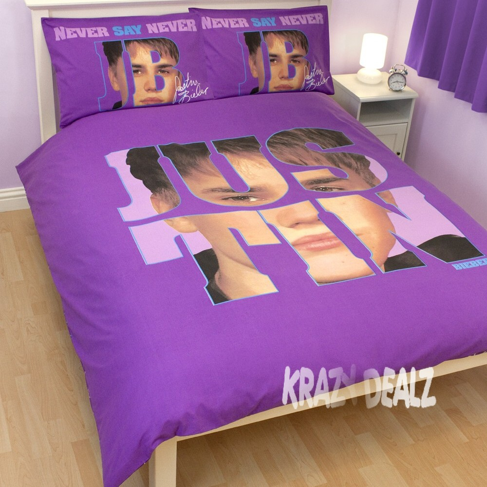 Justin Bieber Double Bedding Set Justin Bieber Double Duvet Set intended for size 1000 X 1000