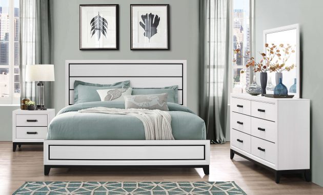 Kate Beech Wood White Bedroom Set with regard to size 5078 X 3610