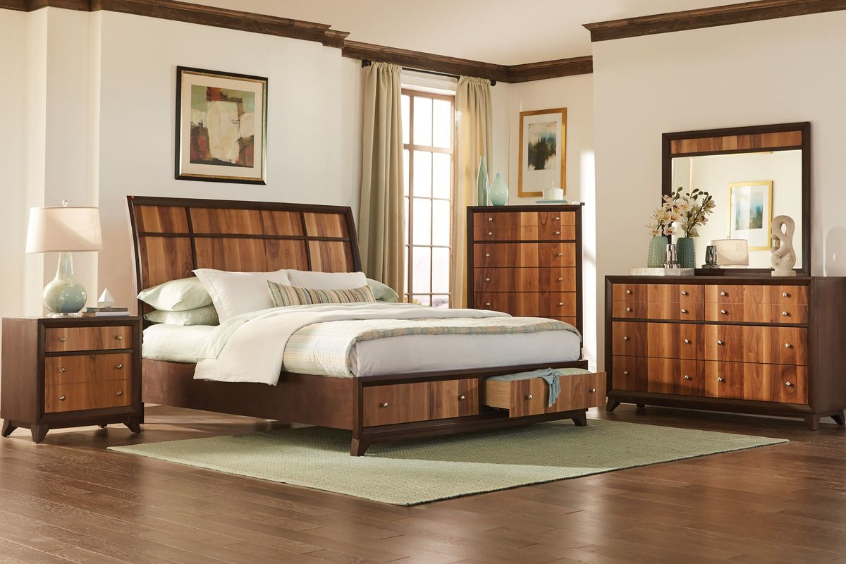 Kendall 5 Piece Queen Bedroom Set With 32 Led Tv in dimensions 1200 X 800