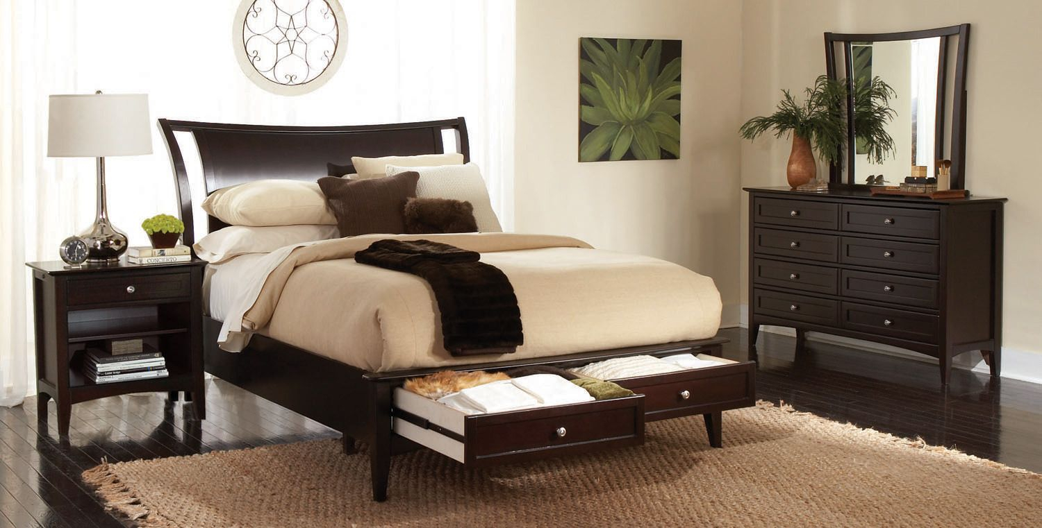 Kensington Storage Bedroom Set Aspen Home Furniture Home Gallery within proportions 1500 X 761