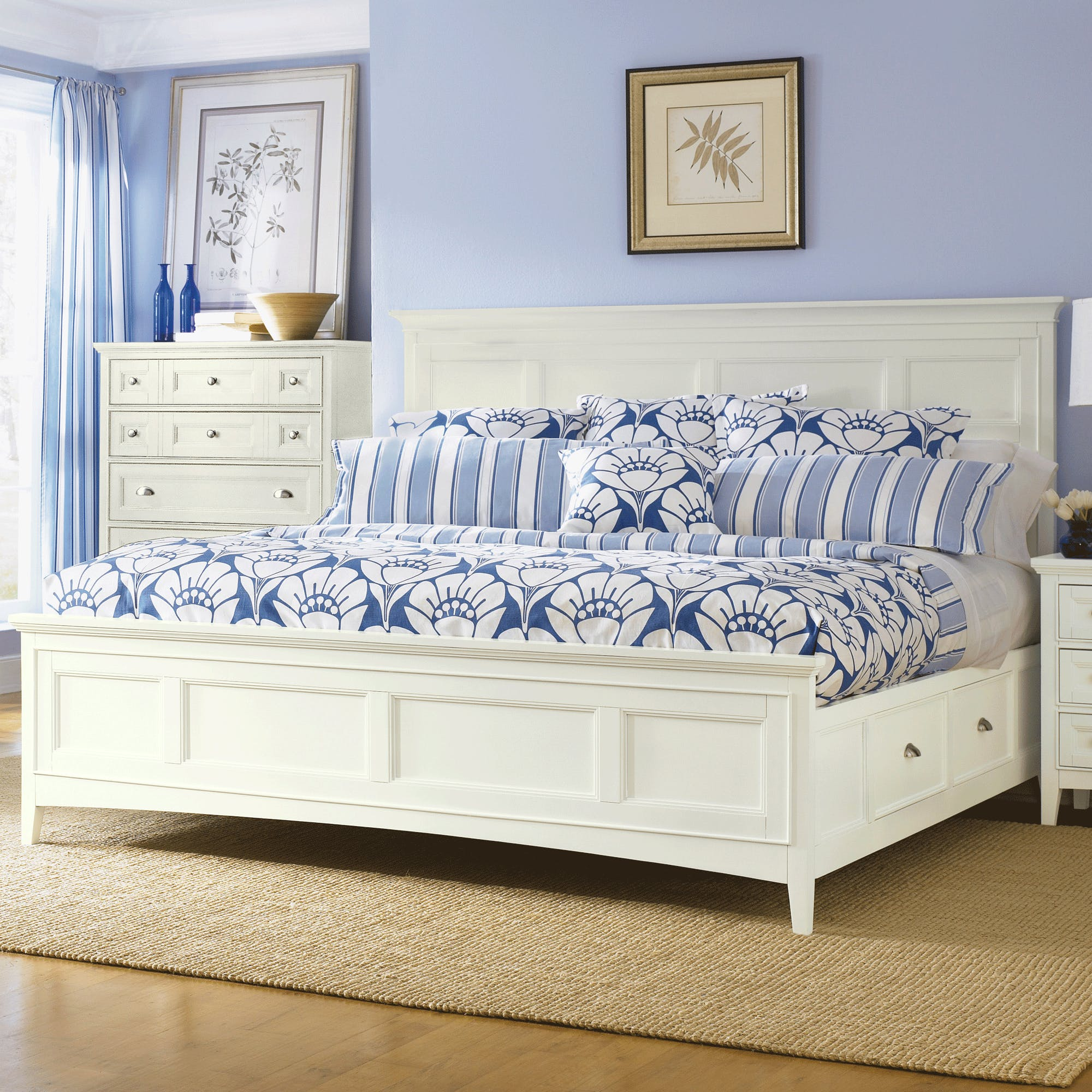 Kentwood White Storage Bed Bernie Phyls Furniture with sizing 2000 X 2000