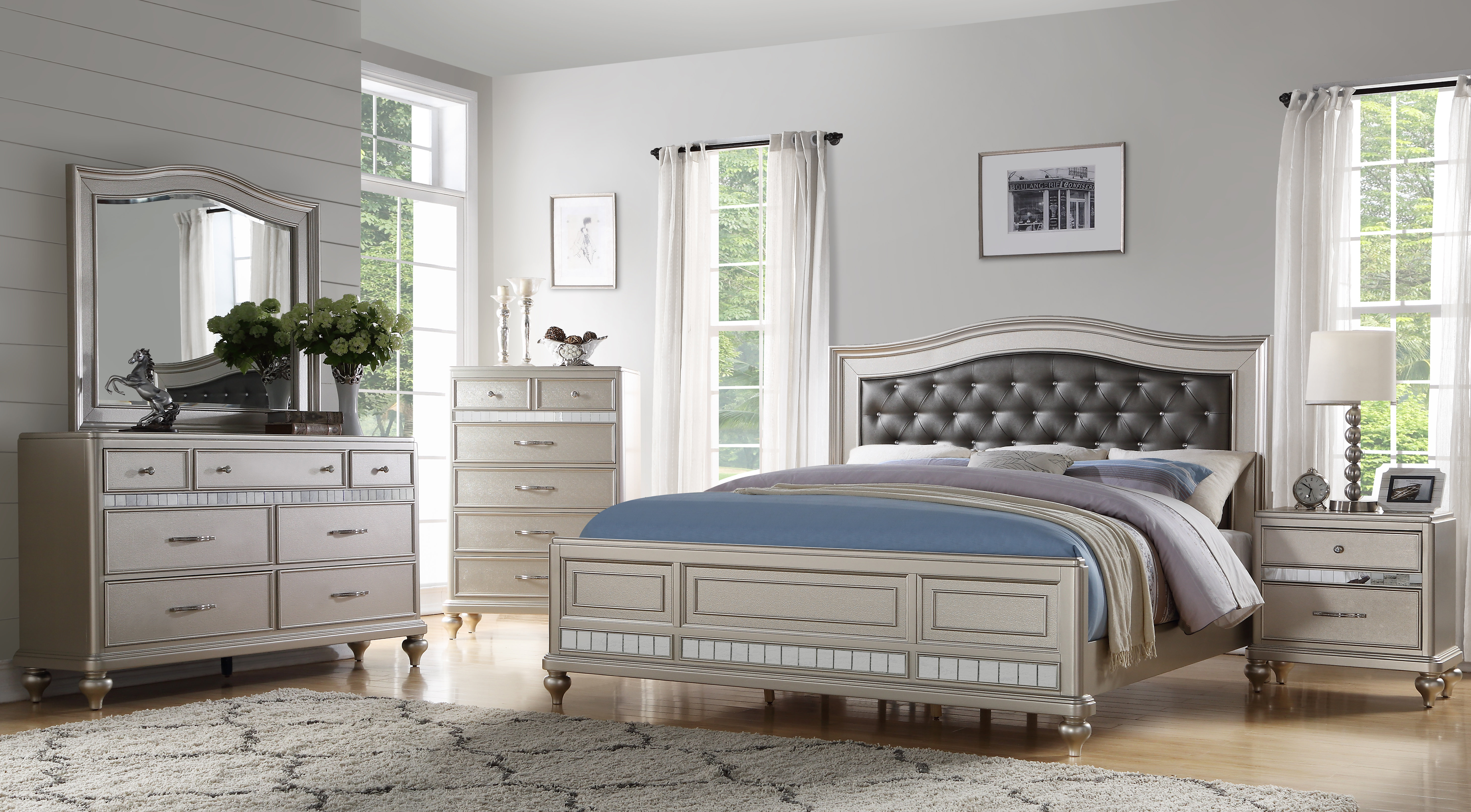 Keytesville 4 Piece Bedroom Set with dimensions 5830 X 3220