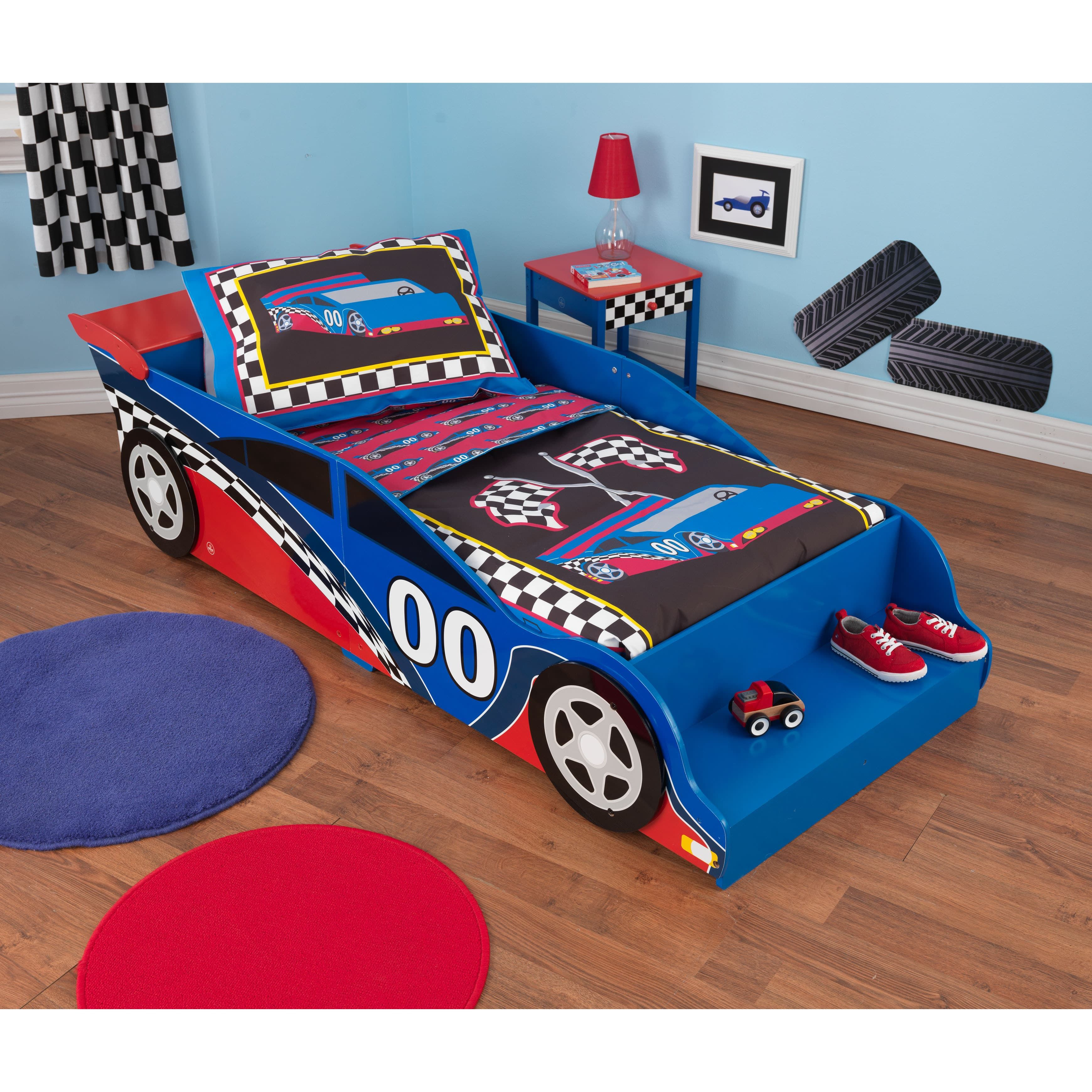 Kidkraft Race Car 4 Piece Standard Bedding Products throughout sizing 3480 X 3480