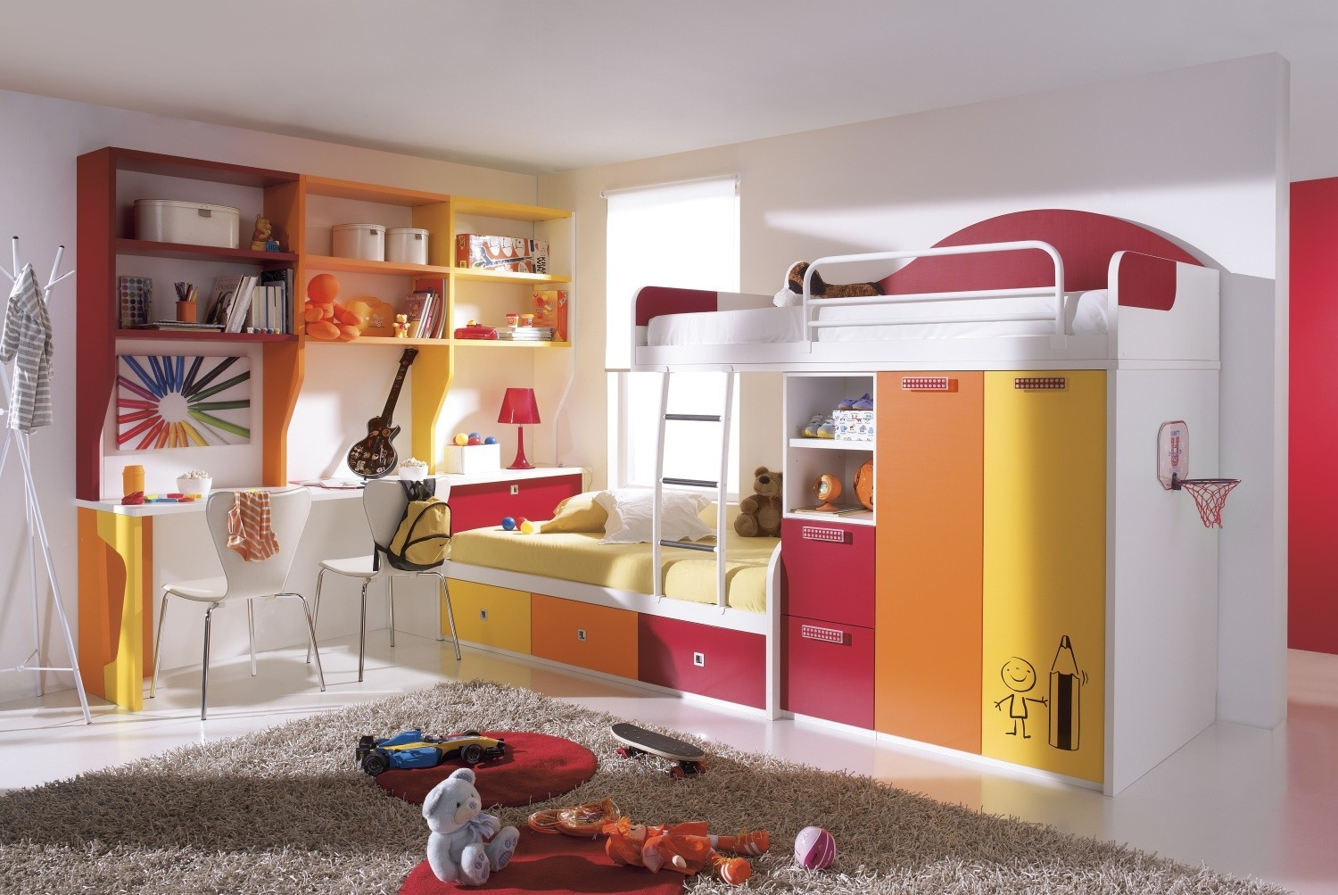 Kids Bedroom Sets Kids Beds Wardrobes Desks Made In Any Colour throughout size 1500 X 1003