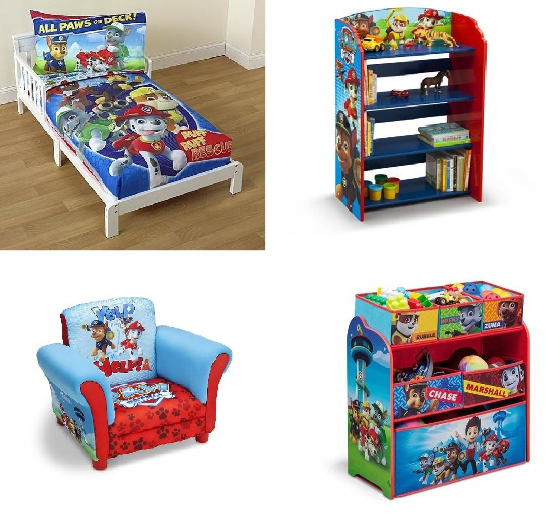 Kids Love Themed Bedroom Sets And This Paw Patrol Room In A Box inside proportions 1100 X 1028