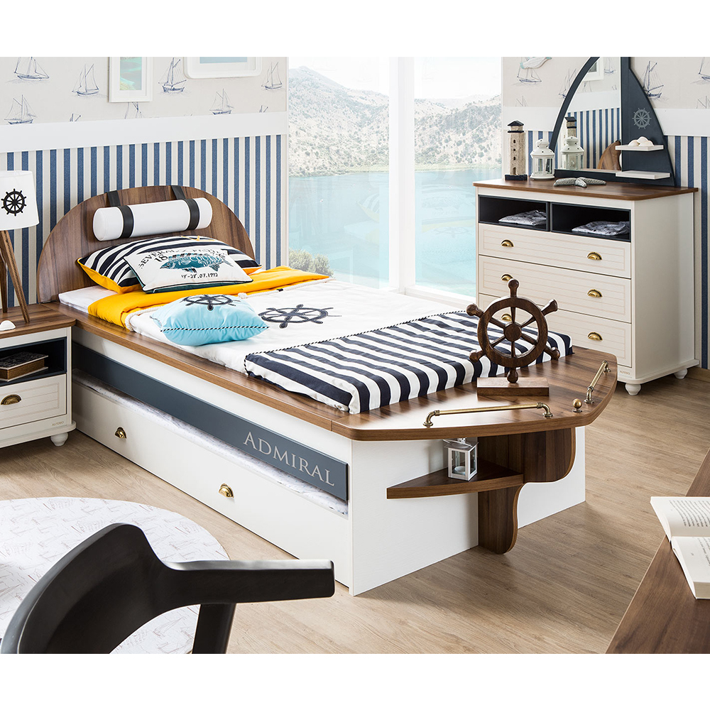 Kidz Beds Alfemo Admiral Boat Bed Bedroom Set A pertaining to proportions 1000 X 1000