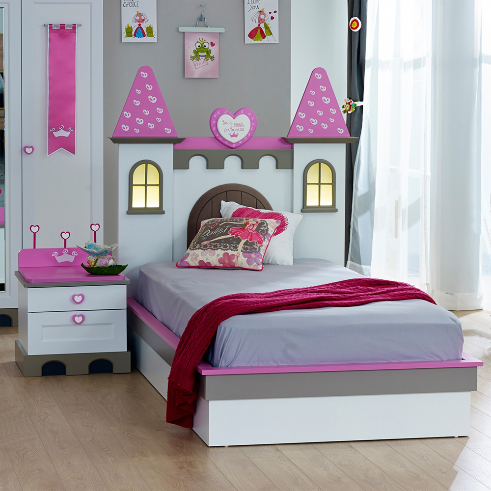 Kidz Beds Castle Bedroom Set A inside dimensions 1000 X 1000