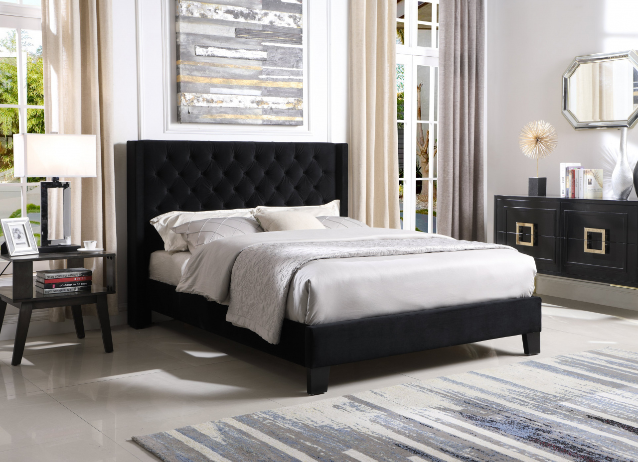 King Bedroom Sets Black Friday Velvet Bed Frames Candace Basil pertaining to sizing 1280 X 928