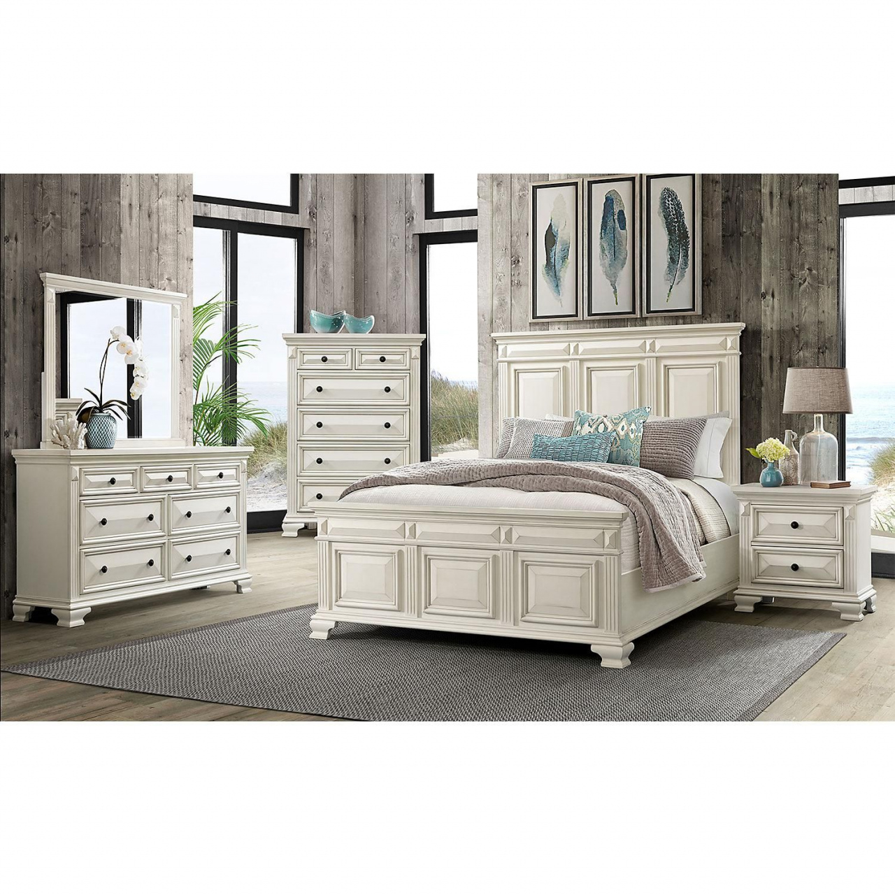 King Bedroom Sets With Mattress Included Standard Furniture Nelson with regard to proportions 1280 X 1280