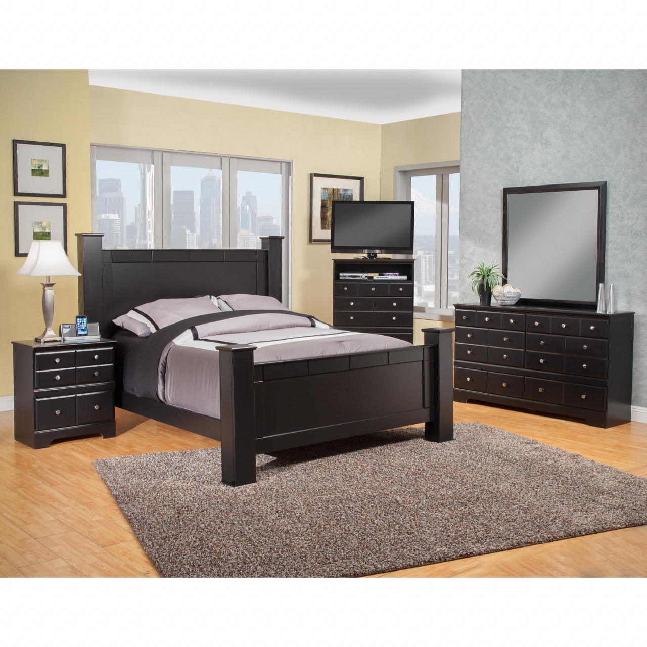 King Bedroom Sets With Mattress Sandberg Furniture Elena Bedroom Set inside measurements 1280 X 1280