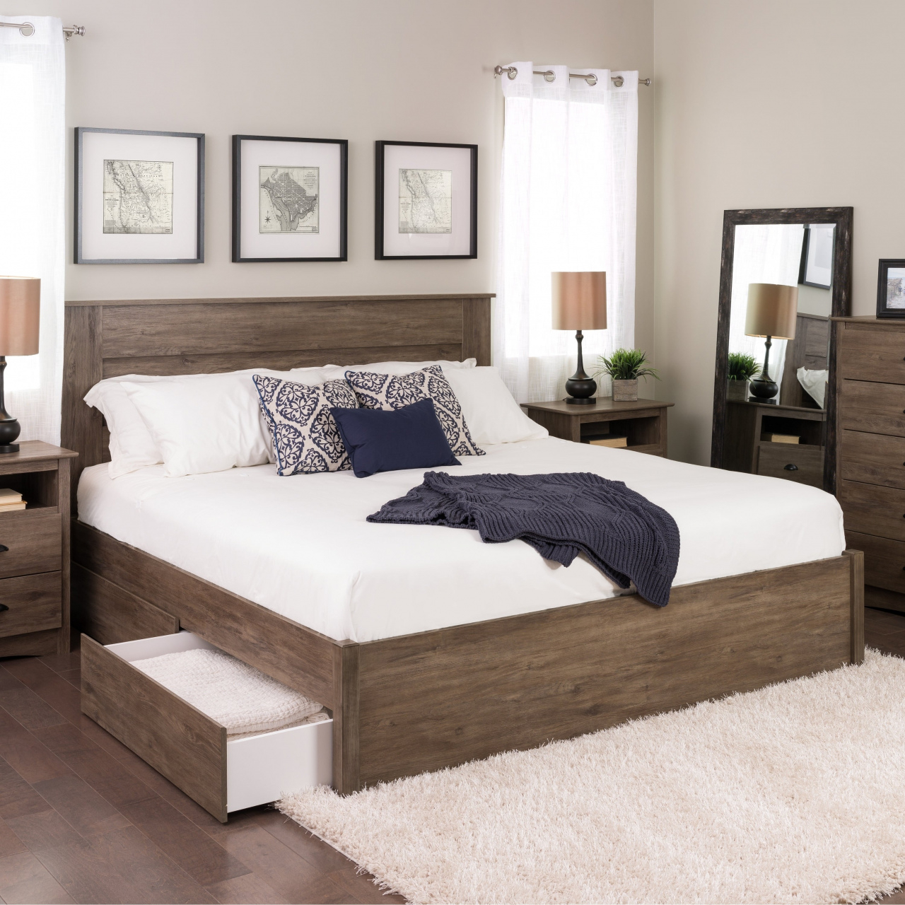 King Size Bedroom Sets At Big Lots Prepac Queen Select 4 Post within size 1280 X 1280