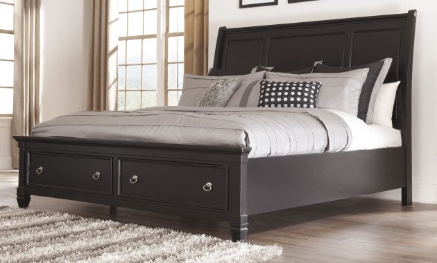 Kingcal King Sleigh Bed Furniture King Storage Bed Sleigh Beds throughout proportions 3600 X 2400