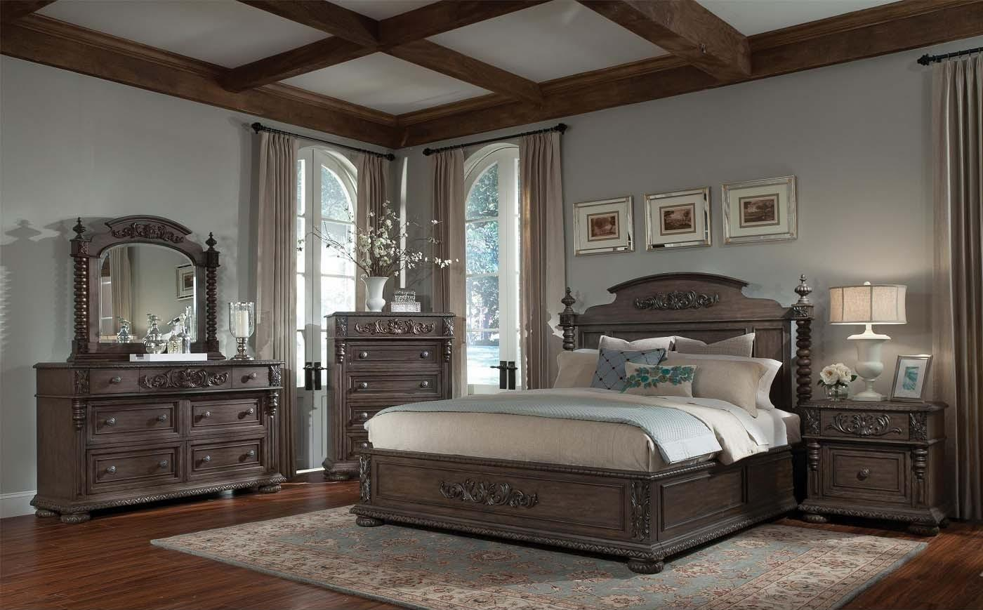 Klaussner Versailles 6 Piece King Size Bedroom Set throughout dimensions 1400 X 869