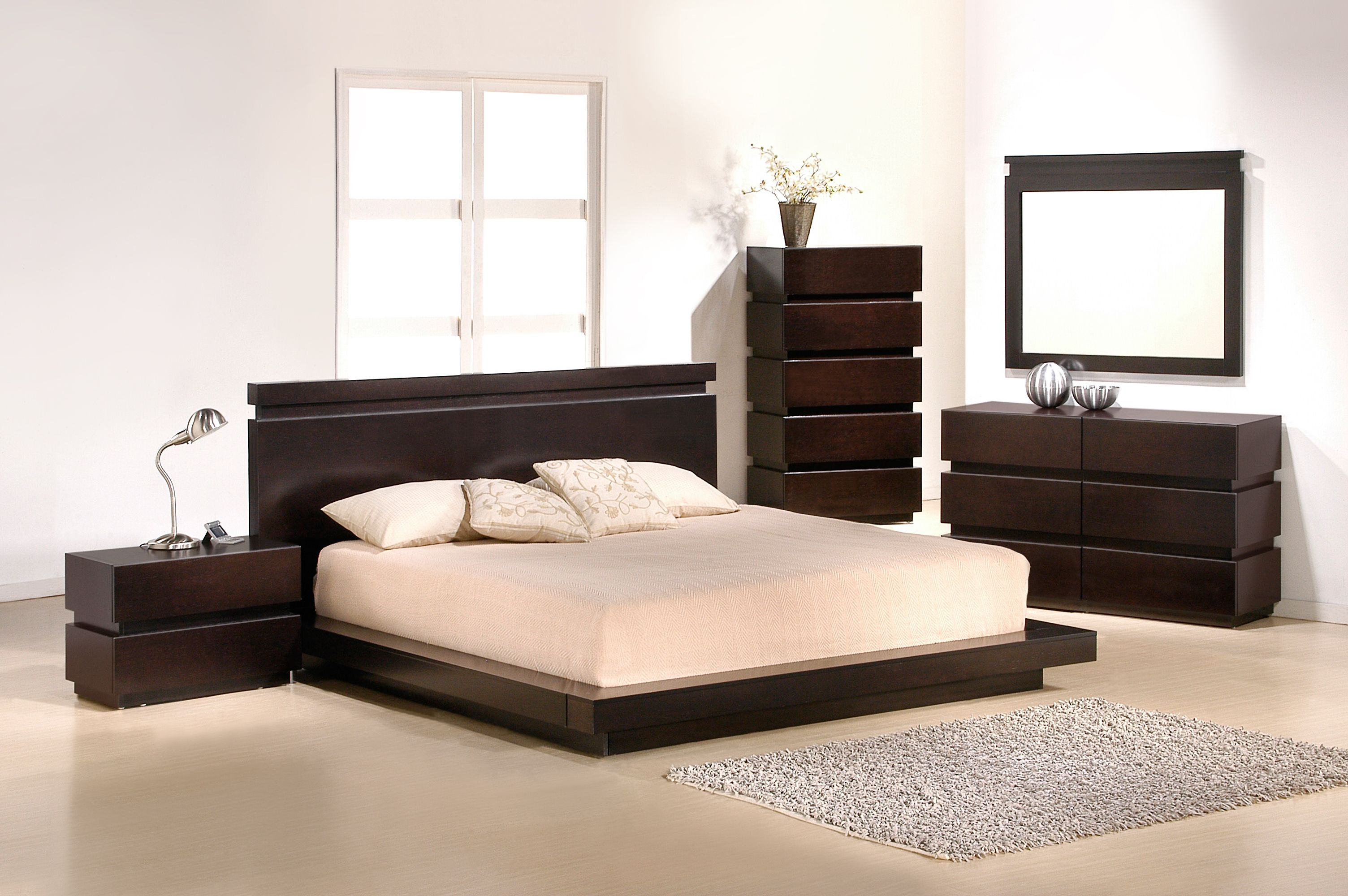Knotch Bedroom Set Home Decor Platform Bedroom Modern Bedroom throughout sizing 3008 X 2000