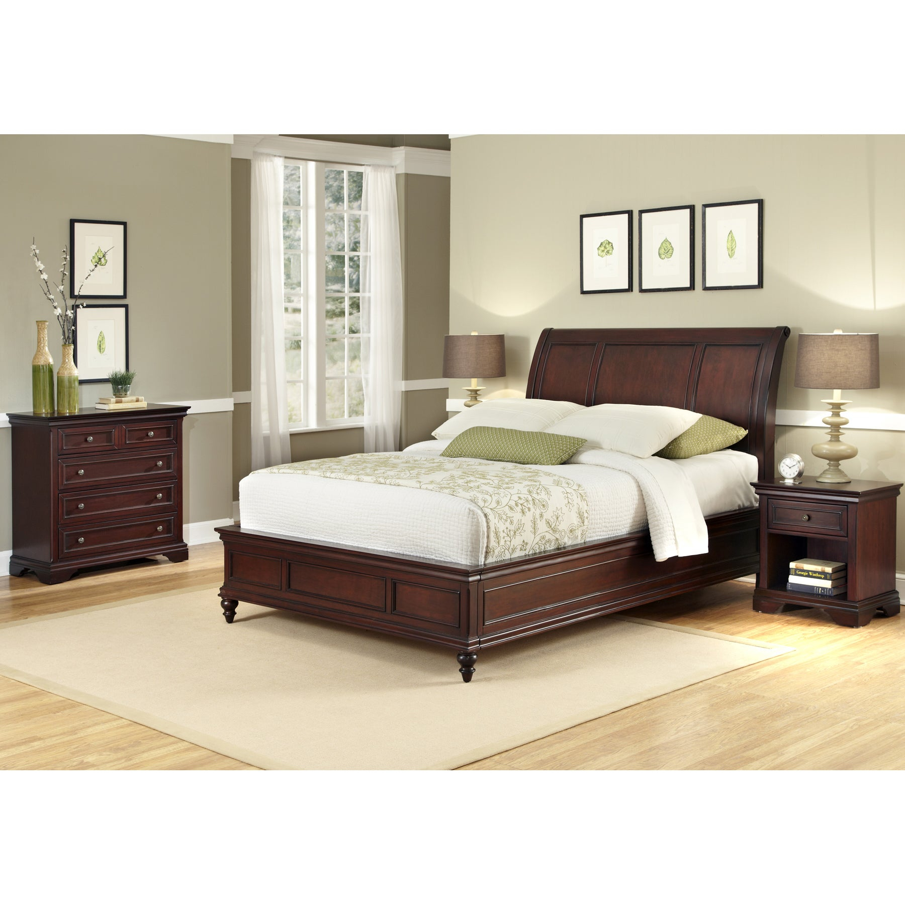 Lafayette Queen Full Bedroom Set Home Styles intended for proportions 1800 X 1800