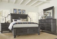 Lake Town Gray 5 Pc Queen Panel Bedroom With Storage In 2019 My regarding proportions 5000 X 3495