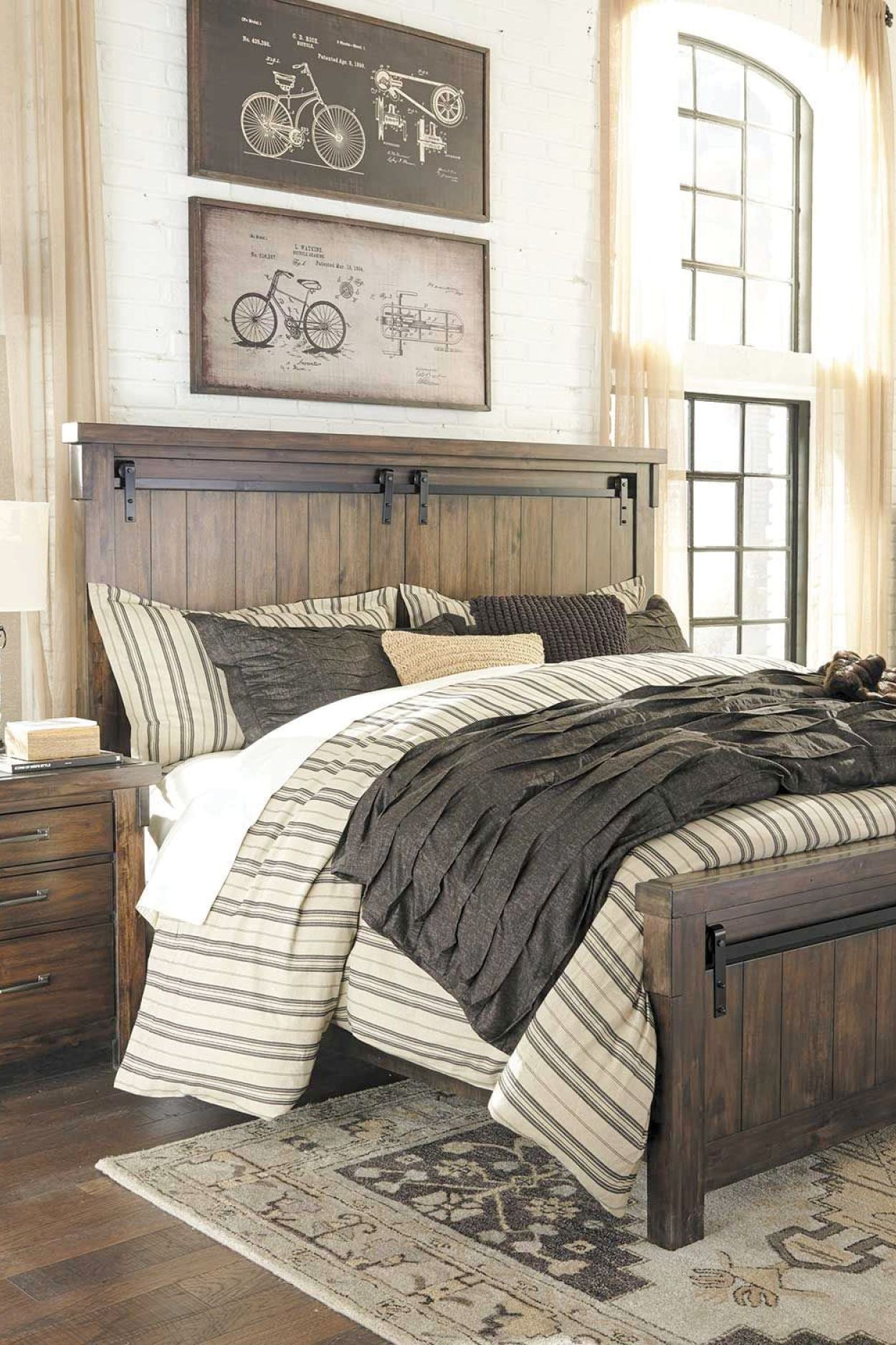 Lakeleigh 5 Piece Bedroom Set In 2019 Paidboard Rustic with regard to dimensions 1250 X 1875