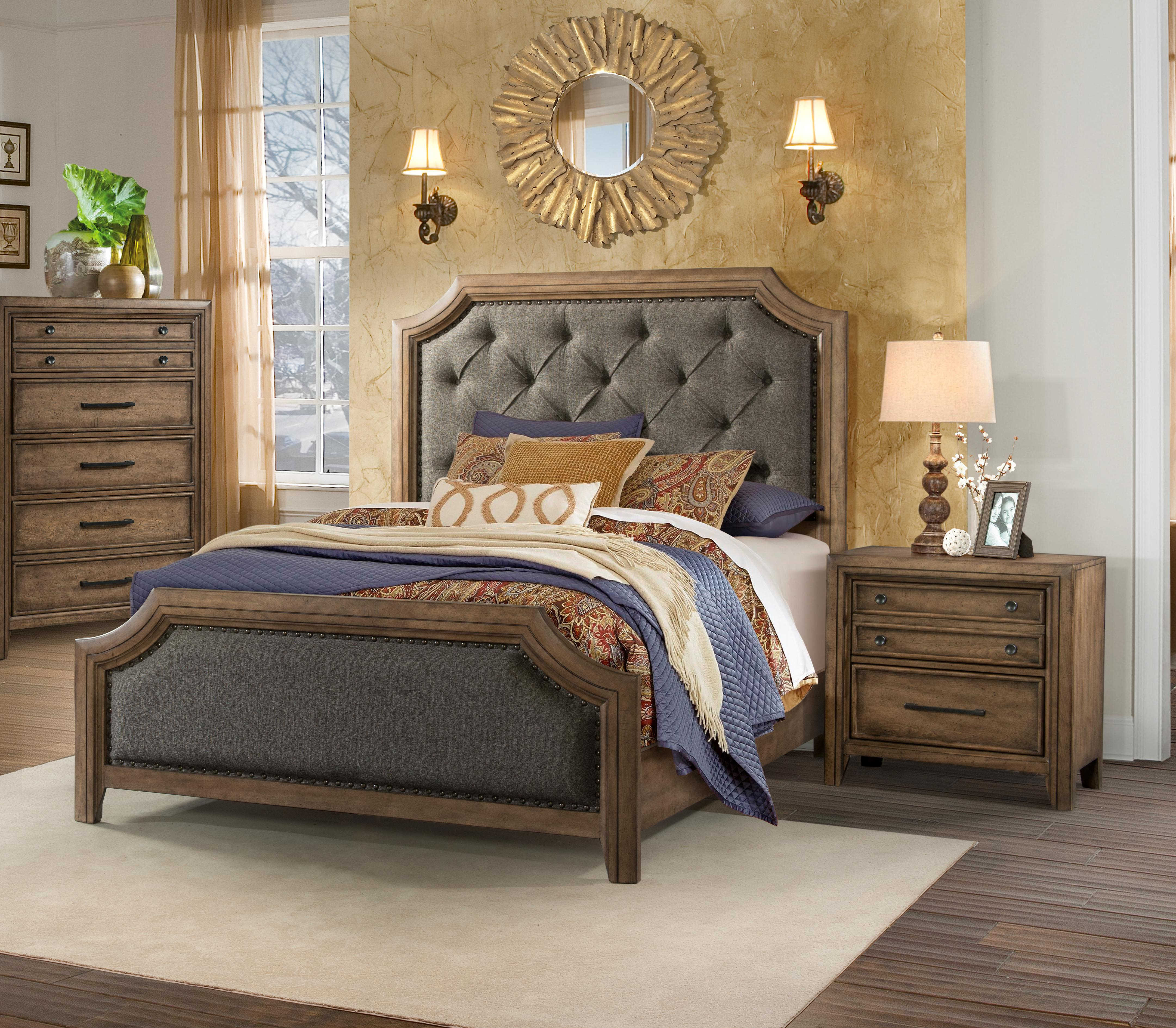 Lane Furniture Urban Charm Smoked 2pc Bedroom Set With Queen Bed intended for size 4323 X 3779