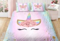 Lashes Unicorn Bed Set In 2019 Kids Unicorn Bed Set Unicorn pertaining to proportions 1024 X 927