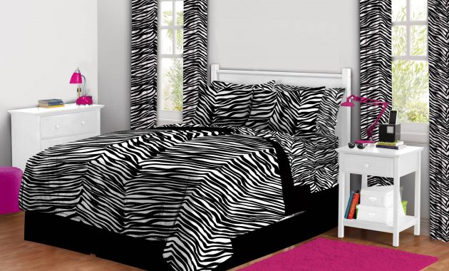 Latitude Zebra Print Complete Bed In A Bag Bedding Set regarding proportions 2000 X 2000