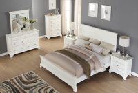 Laveno 012 White Wood Bedroom Furniture Set Includes Queen Bed Dresser Mirror Night Stand And Chest inside sizing 3024 X 3024