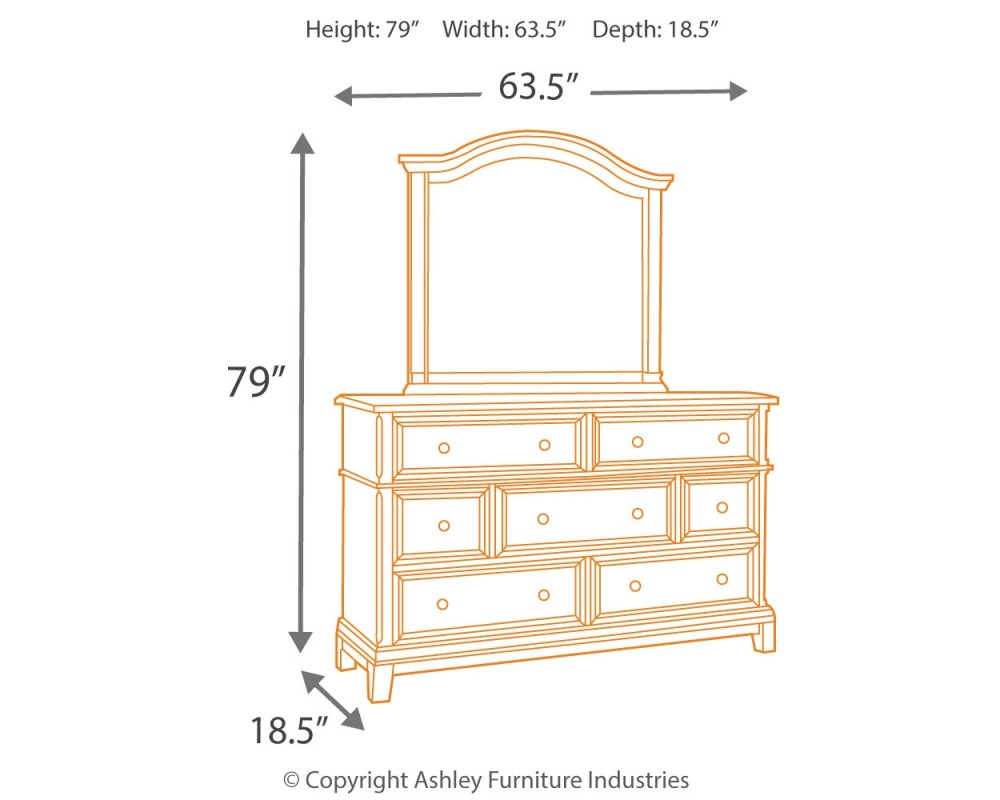 Lavidor Dresser And Mirror with regard to sizing 1000 X 800