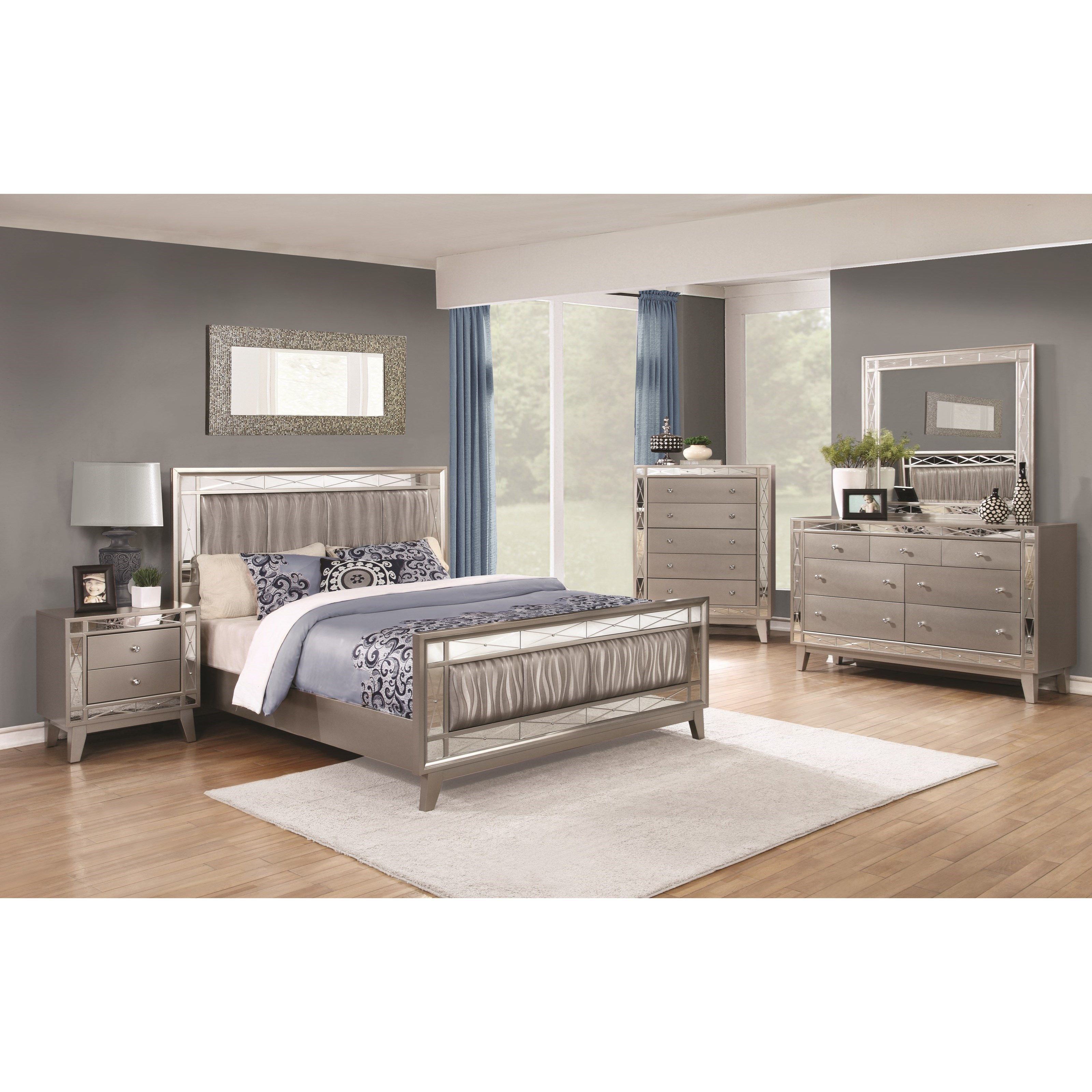 Leighton Queen Bedroom Group Coaster Make Yourself At Home with proportions 3200 X 3200