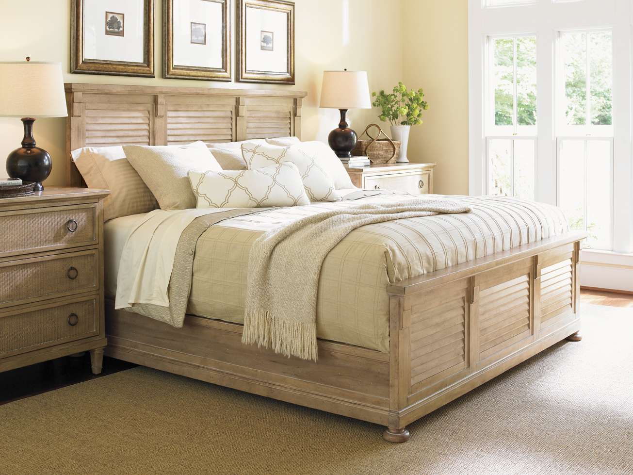 Lexington Monterey Sands Cypress Point Bedroom Set In Sandy Brown inside size 1305 X 979