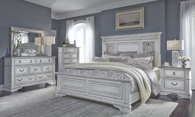 Liberty Furniture Abbey Park Panel Bedroom Set In Antique White inside measurements 1200 X 857