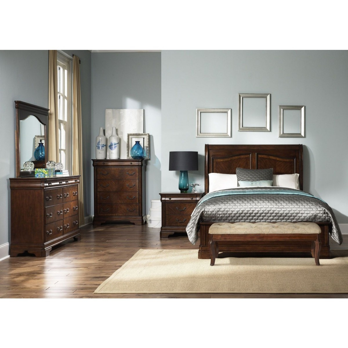 Liberty Furniture Alexandria King Sleigh Bedroom Set 722 Br Ksl pertaining to sizing 1200 X 1200