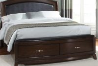 Liberty Furniture Avalon King Leather Platform Storage Bed In Dark Truffle 505 Br Lkpl Special inside dimensions 1806 X 1500