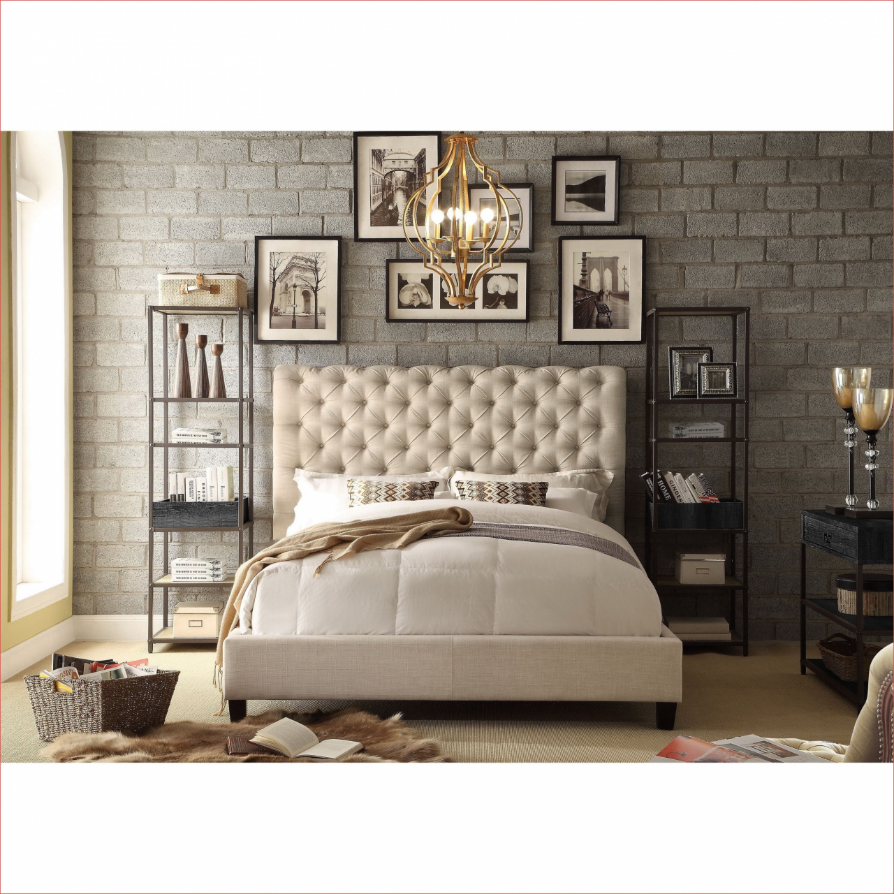 Loft King Bedroom Furniture Sets Industrial Bedroom with sizing 1280 X 1280