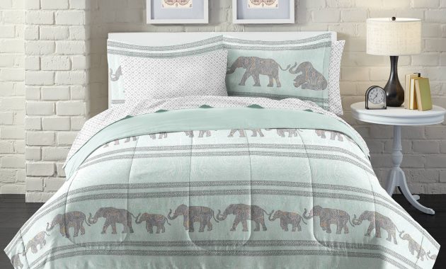 Loft Style Boho Elephant Bed In A Bag Comforter Setblue throughout dimensions 2000 X 2000