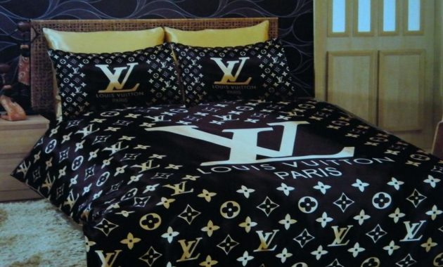 Louis Vuitton Bedroom Set Louis Vuitton Desing Satin Bedding Sheet regarding size 1024 X 768